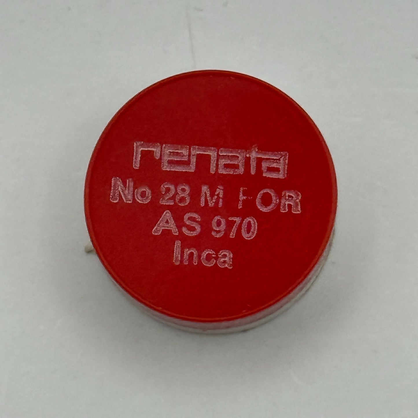 AS 970 Balance Wheel Complete And Spring 28 M Watch Movement Parts NOS