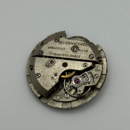Helids Cal 450 Watch Movement Manual Wind Swiss Vintage Parts Repair 25.9mm