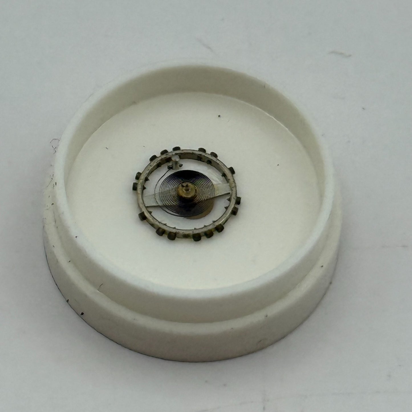 FHF 159 Balance Wheel Complete And Spring 3-10’’’ 190 M Watch Movement Parts NOS