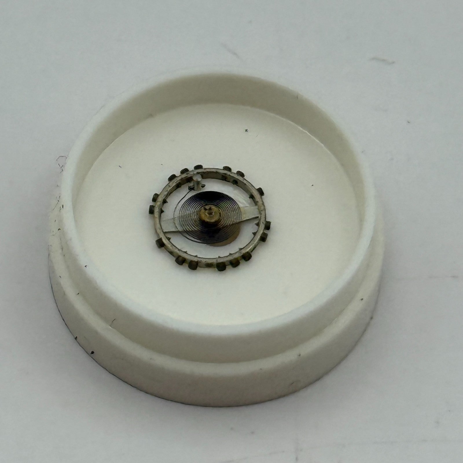 FHF 159 Balance Wheel Complete And Spring 3-10’’’ 190 M Watch Movement Parts NOS