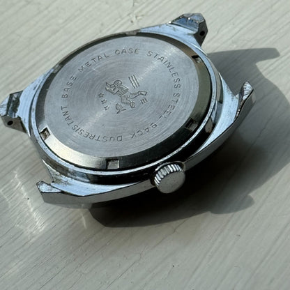 36mm Men's Vintage TV Shape Waterproof Date Swiss Manual Wind Watch PARTS REPAIR