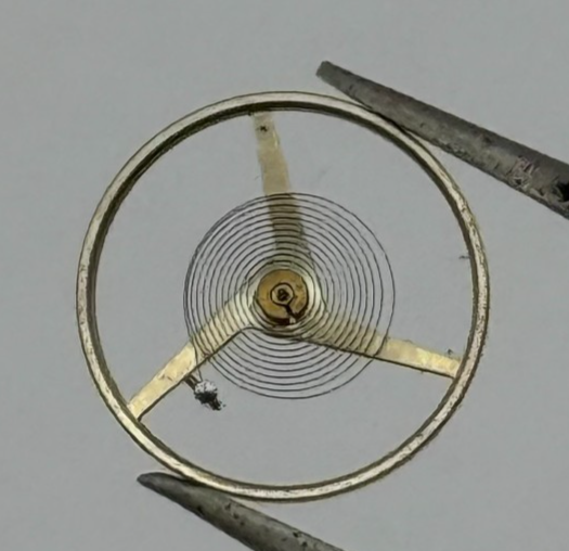 AS 1710 1814 Balance Wheel Complete And Spring 1576 M Watch Movement Parts NOS