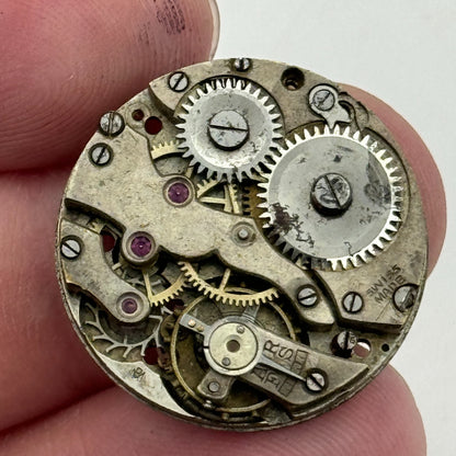 23.6mm AS A Schild Swiss Manual Wind Watch Movement Vintage PARTS SPARES