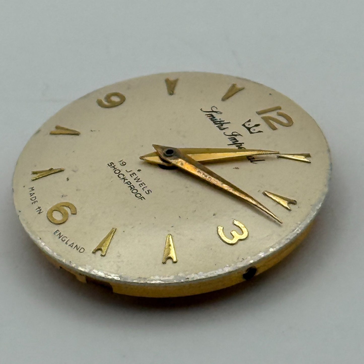 Smiths Imperial Cal 0104 Watch Movement Manual Wind Vintage Parts Repair 27.2mm