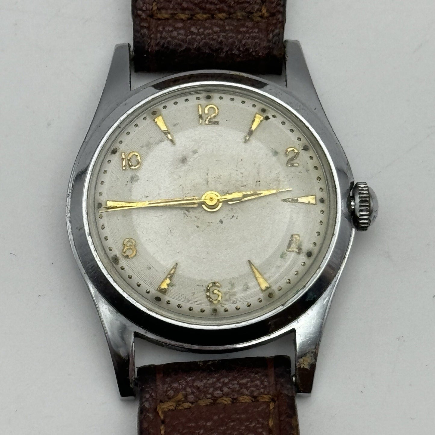 33mm Manual Wind Hermann Becker HB Sweep Secs Watch FOR PARTS TO RESTORE