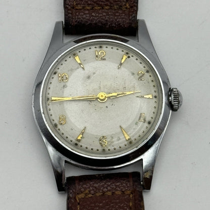 33mm Manual Wind Hermann Becker HB Sweep Secs Watch FOR PARTS TO RESTORE