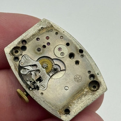 20mm Running Record RWT Tank Watch Movement Manual Wind 15 Jewels Swiss PARTS