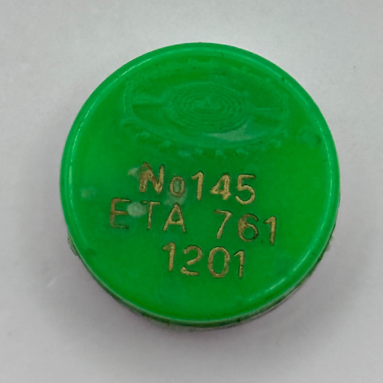 ETA 761 1201 Balance Complete Renata 145 Watch Movement Parts Vintage DAMAGED