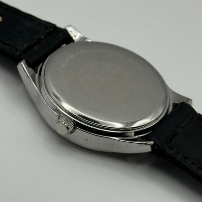 Pulsar Ladies Quartz Watch Date Dial Diamond Markers Leather Strap Working 27mm