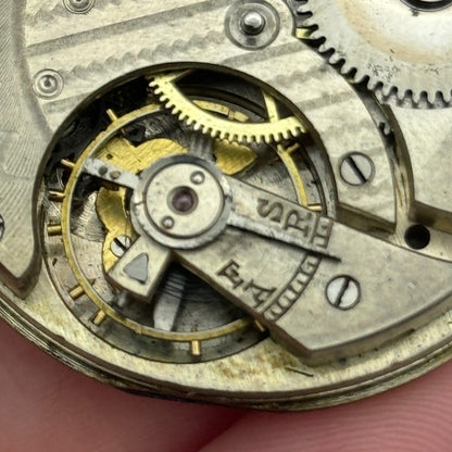 43mm Monroe Watch Co Sub Seconds Vintage Hunter Pocket Watch Movement PARTS