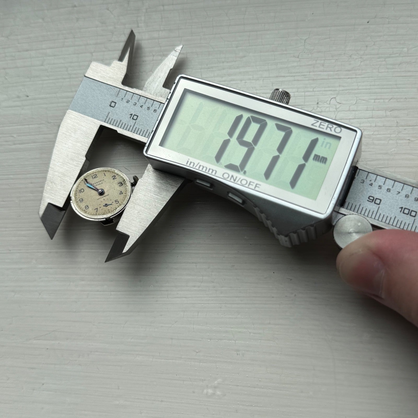 22mm Running Vintage Ingersoll Cal 60 Shockproof Manual Wind Watch PARTS REPAIR