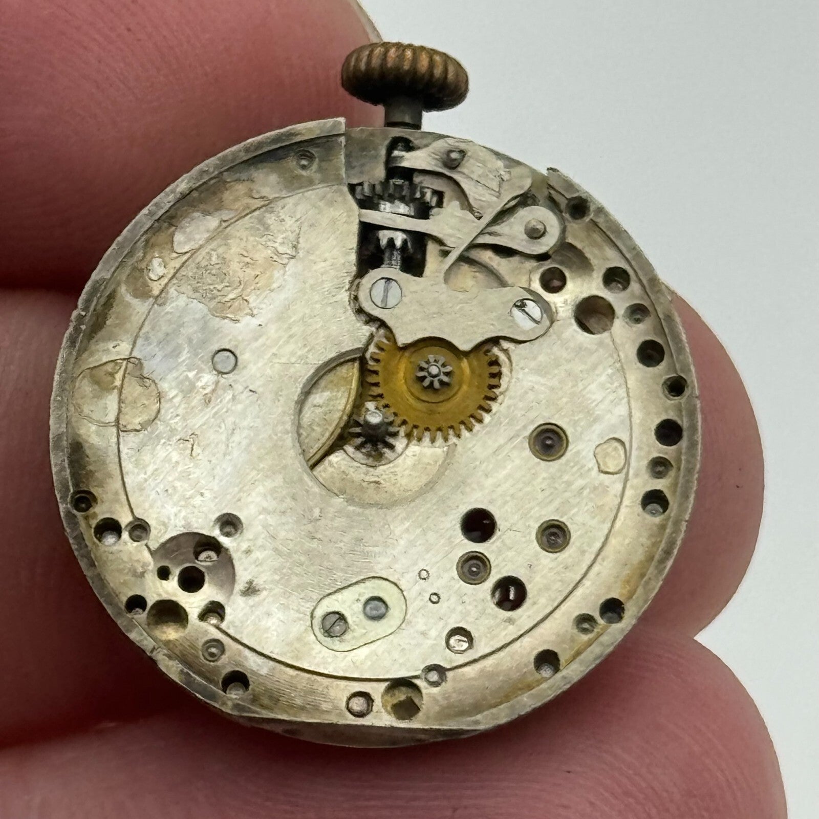 23.6mm Running Craven High Grade 15 Loose Trench Watch Movement Manual Wind PART