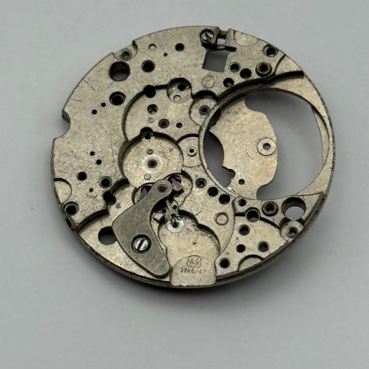 AS 1746/47 Watch Movement Main Plate Manual Wind Vintage Swiss Parts 25.9mm