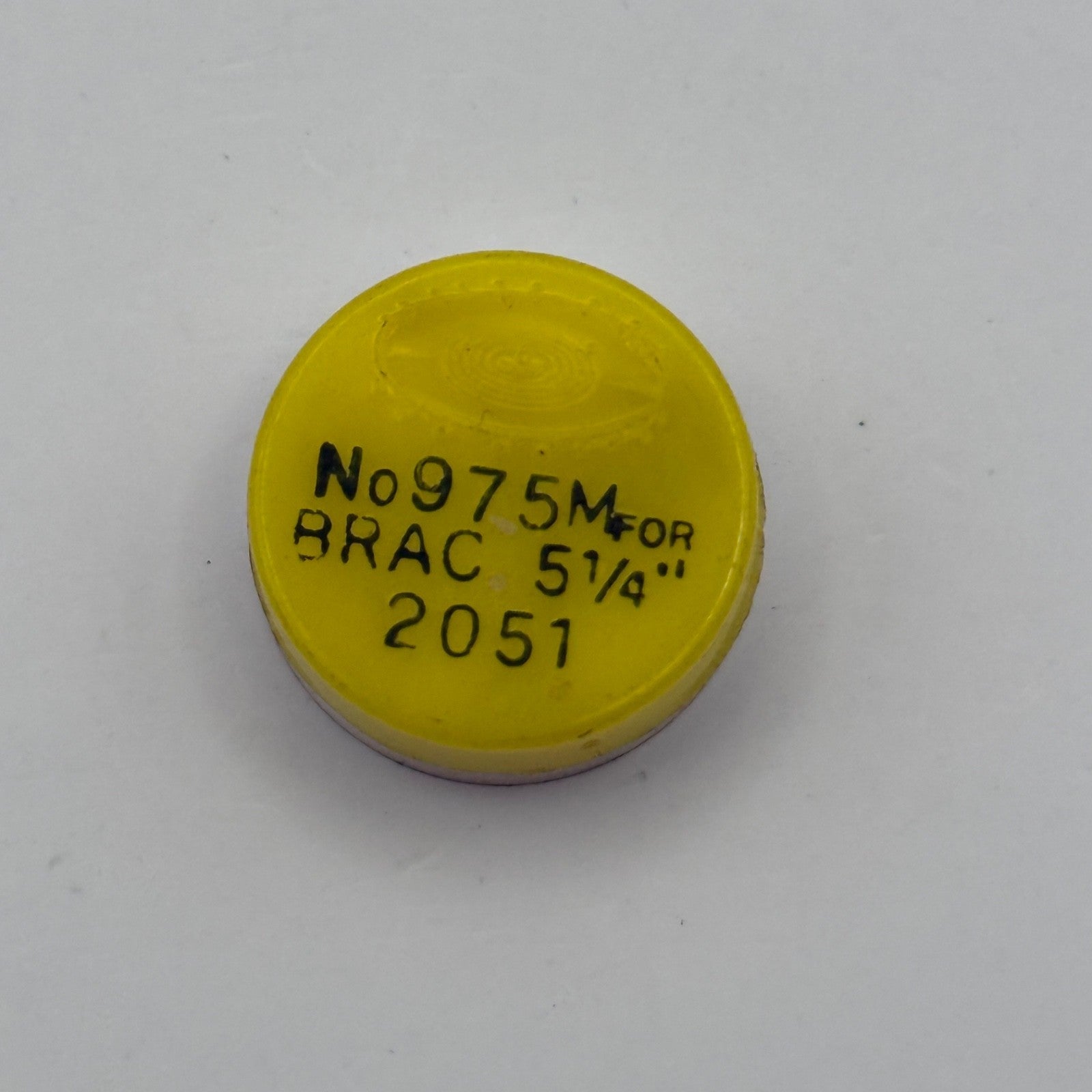 BRAC 2051 Balance Complete 5 1/4''' Renata 975 M Watch Movement Parts Vintage