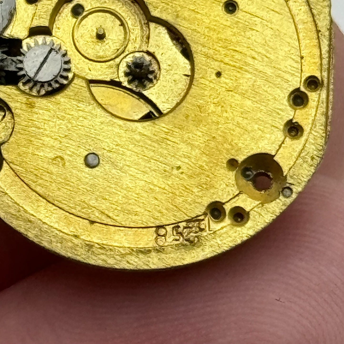 23.6mm Rare Antique Enicar Trench Watch Movement Manual Wind Swiss Vintage PARTS