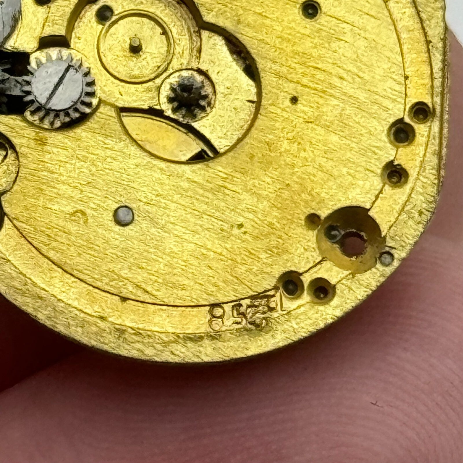 23.6mm Rare Antique Enicar Trench Watch Movement Manual Wind Swiss Vintage PARTS
