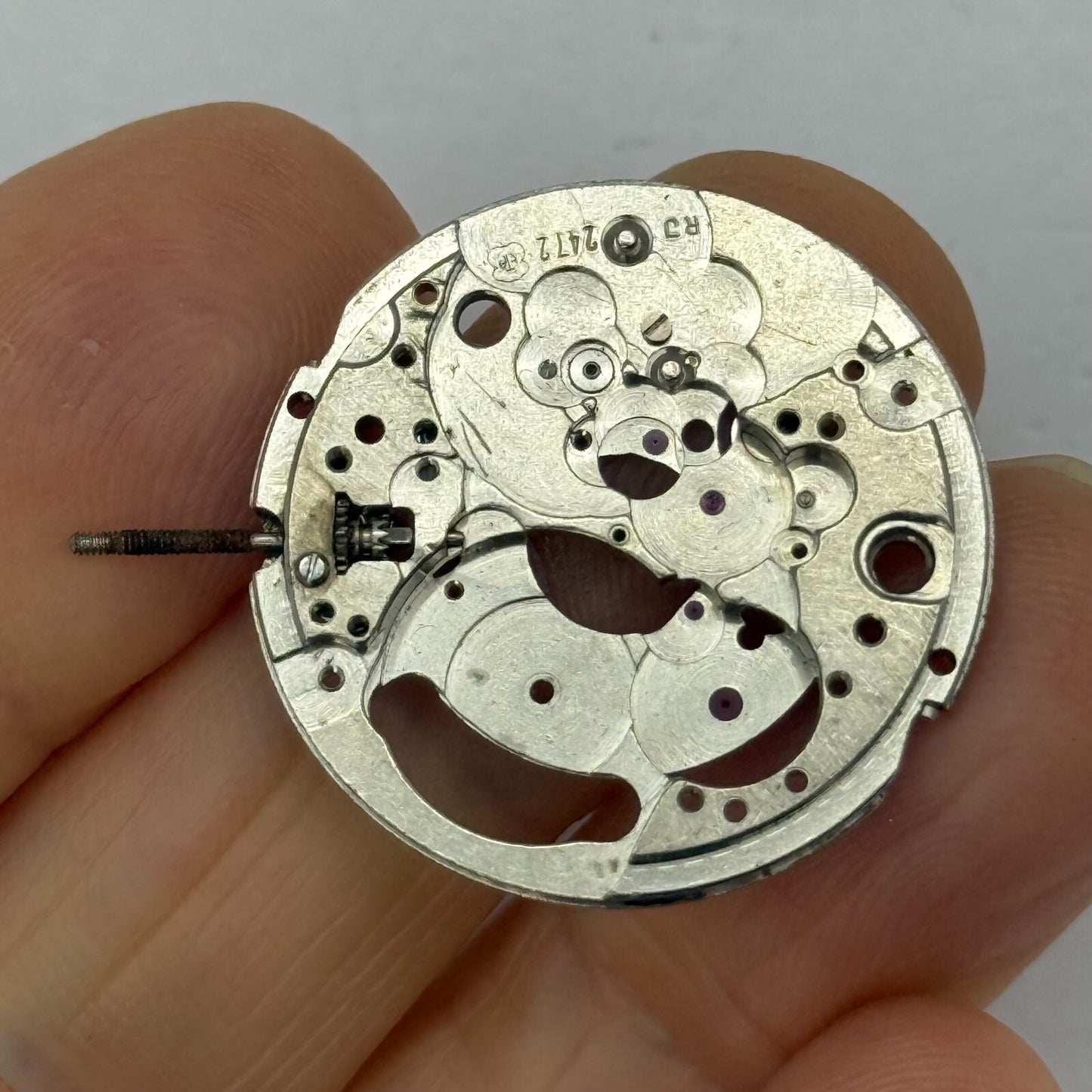 Bernex Barracuda ETA 2472 Automatic Partial Manual Wind Vintage PARTS 25.9mm 