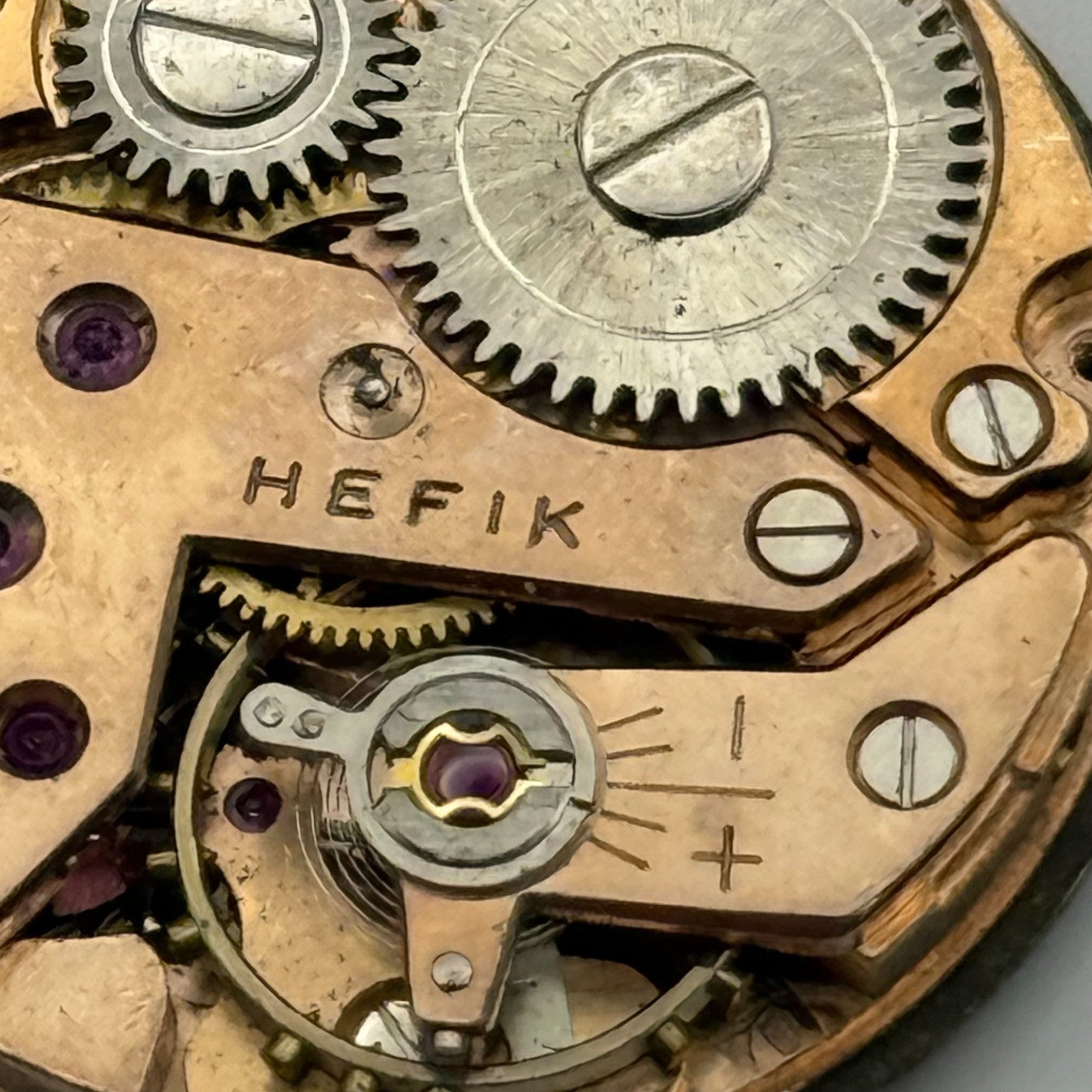 FHF 70 Watch Movement Hefik Running Manual Wind Vintage Parts Repair 23.5mm