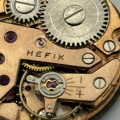FHF 70 Watch Movement Hefik Running Manual Wind Vintage Parts Repair 23.5mm