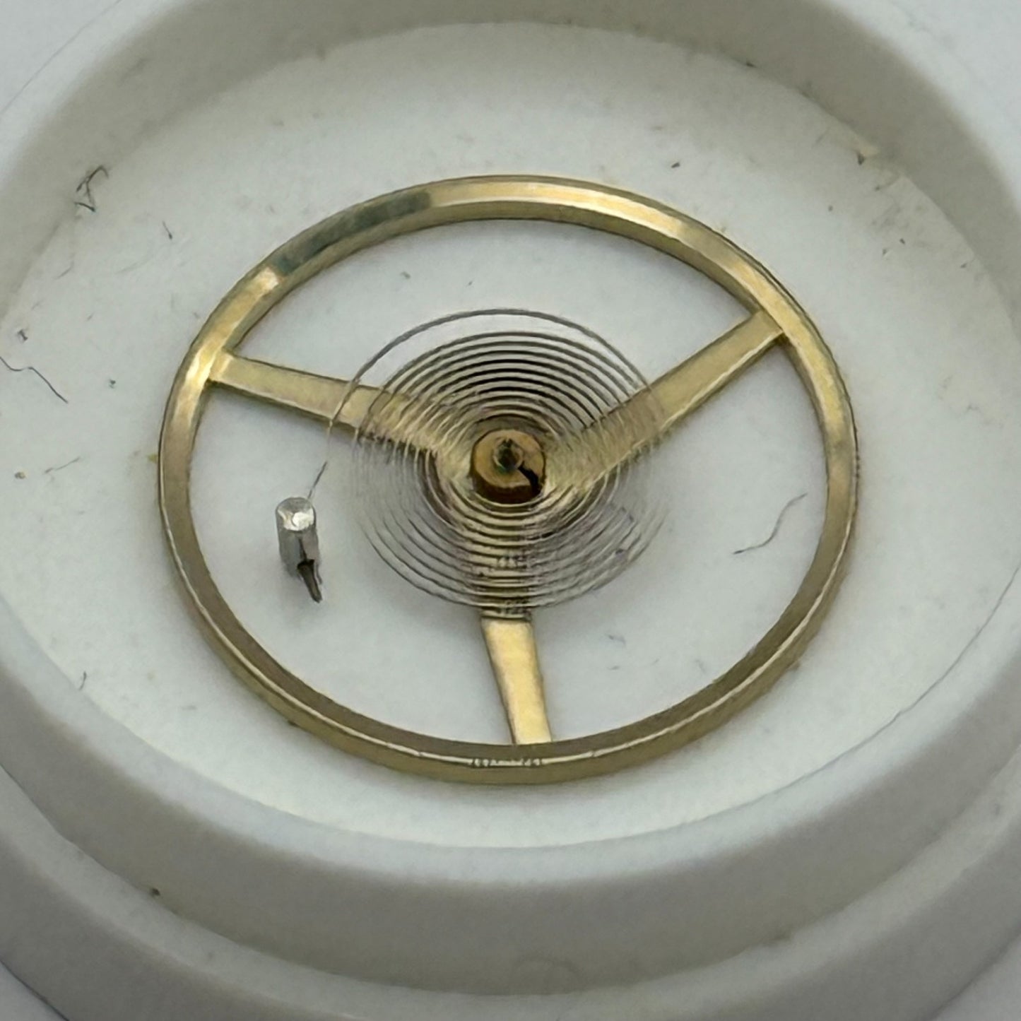 AS 1900 1906 Balance Wheel Complete And Spring Ord + Inca 1577 M Watch Parts NOS