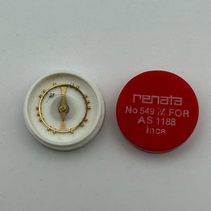 AS 1188 Balance Wheel Complete And Spring Inca 549 M Watch Movement Parts NOS