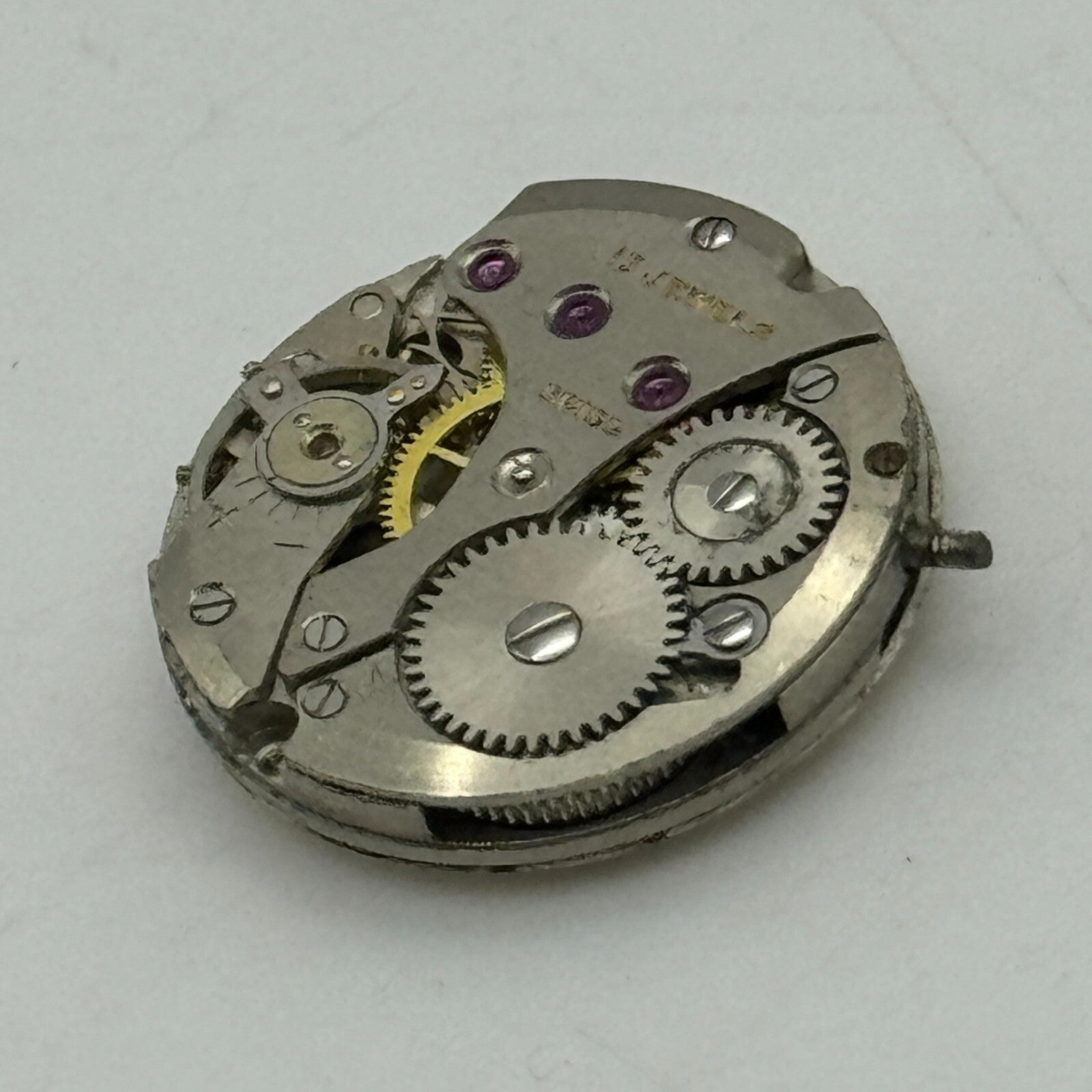 17.4mm Prefect Felsa F 4022 Manual Wind Watch Movement Swiss Vintage PARTS SPARE