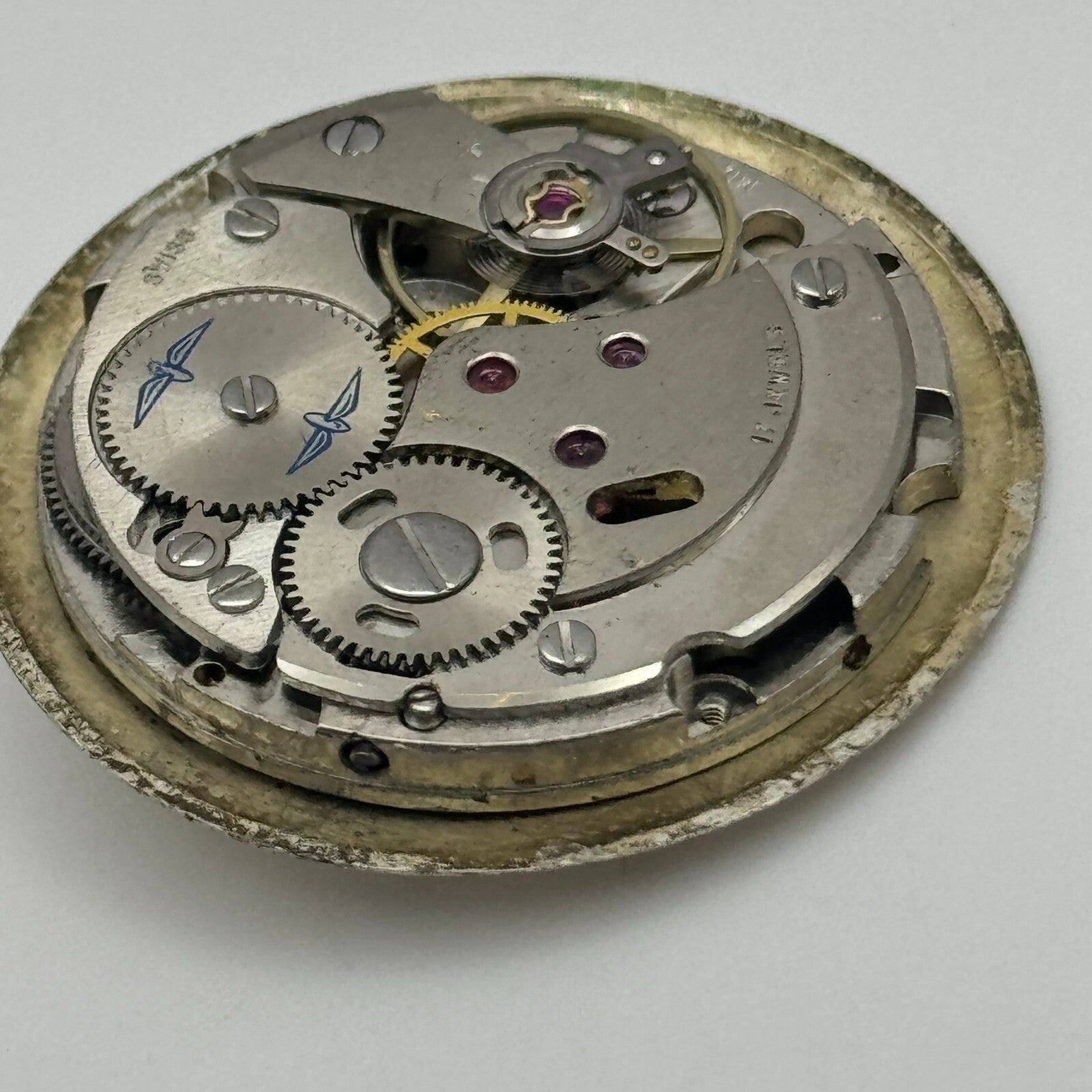 25.9mm Rotary AS 1900 / 01 Manual Wind Watch Movement Vintage Swiss PARTS SPARES