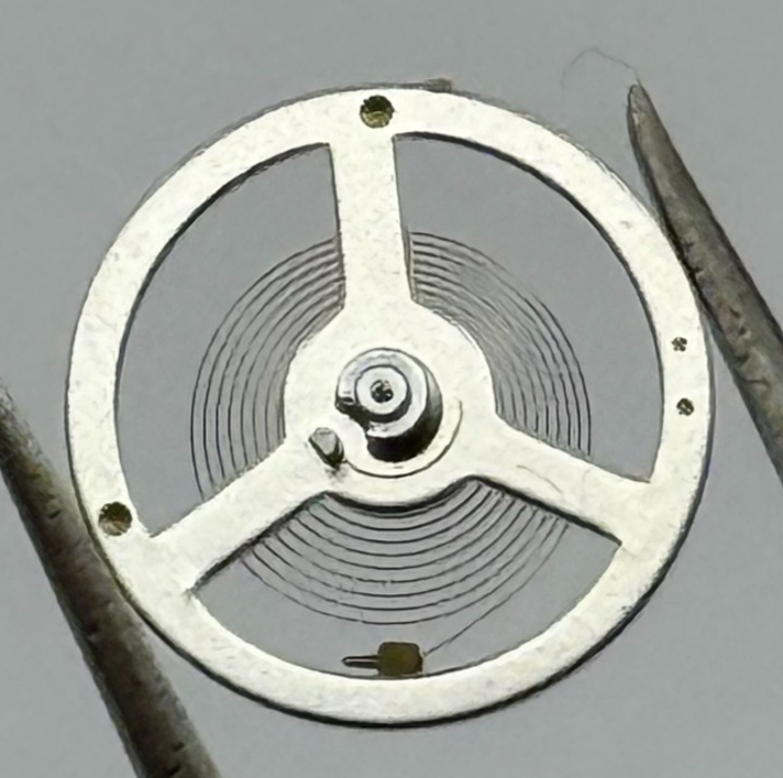 LSH 1262 Balance Wheel Complete And Spring  12’’’  1855 Watch Movement Parts 