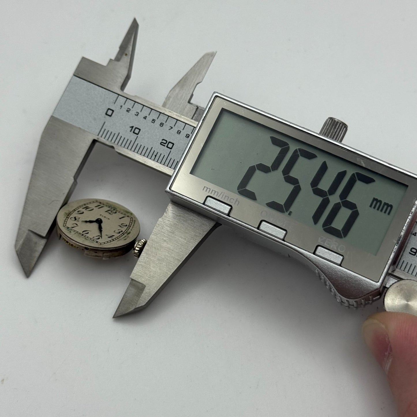 1925 Antique 10/0s Elgin 444 Model 4 American Watch Movement PARTS REPAIR