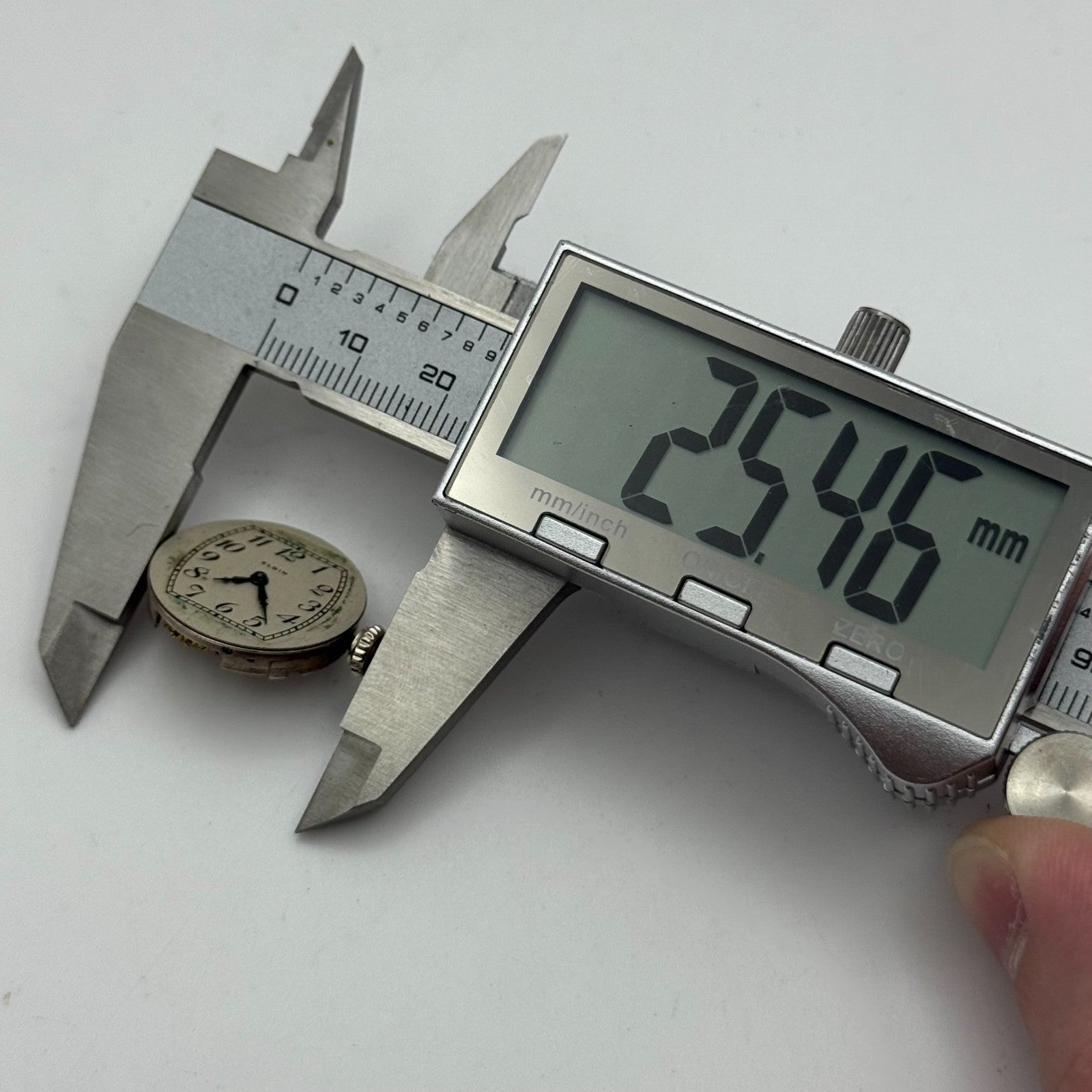 1925 Antique 10/0s Elgin 444 Model 4 American Watch Movement PARTS REPAIR