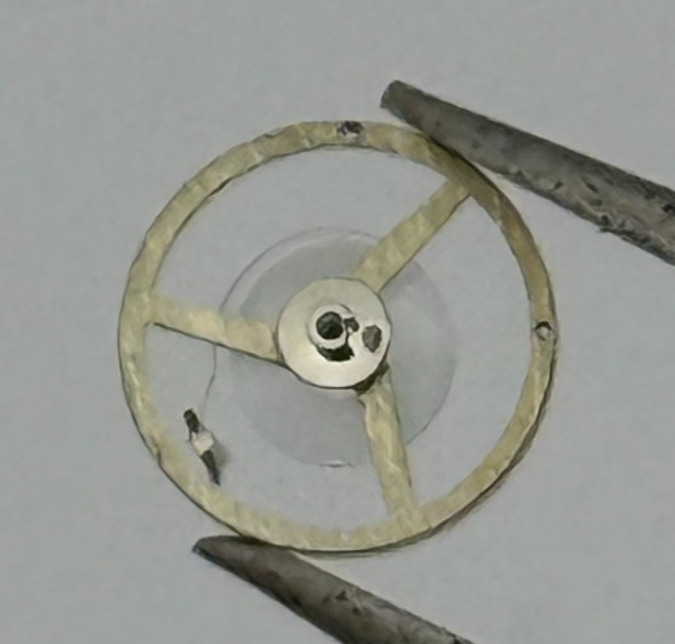 FEF 6620 Balance Wheel Complete And Spring 5½’’’ 1450 M Watch Movement Parts 