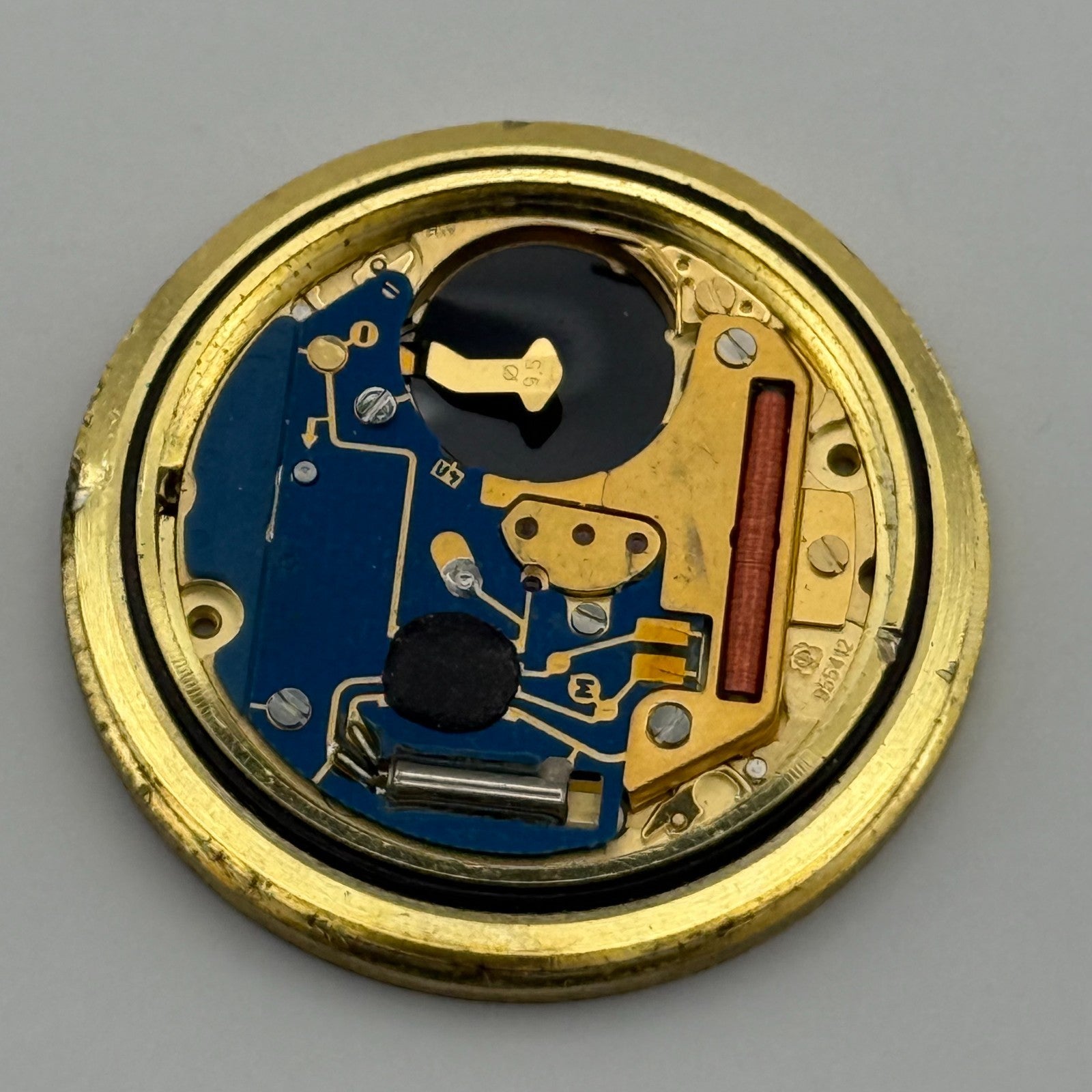 ETA 955.412 Quartz Watch Movement Rotary Elite Date Vintage Parts Repair 31mm