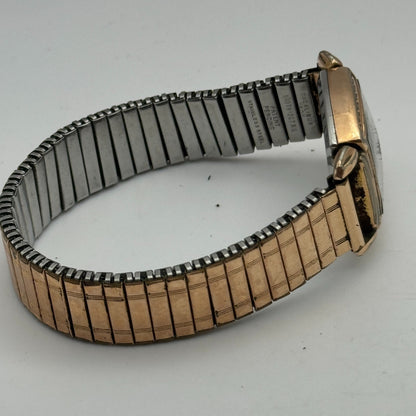 26mm Vintage Cardinal Swiss 15 Jewels Rolled Gold Manual Wind Watch PARTS REPAIR