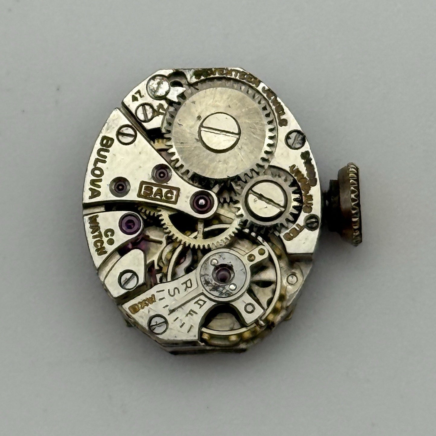 13mm Running Vintage Ladies Bulova 5AC Manual Wind Swiss Watch Movement PARTS