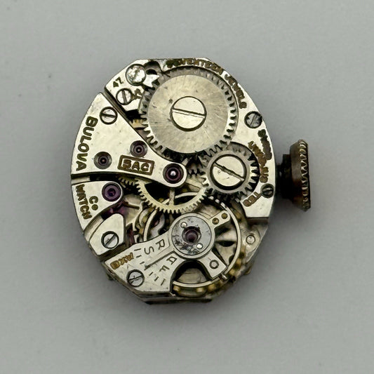 13mm Running Vintage Ladies Bulova 5AC Manual Wind Swiss Watch Movement PARTS