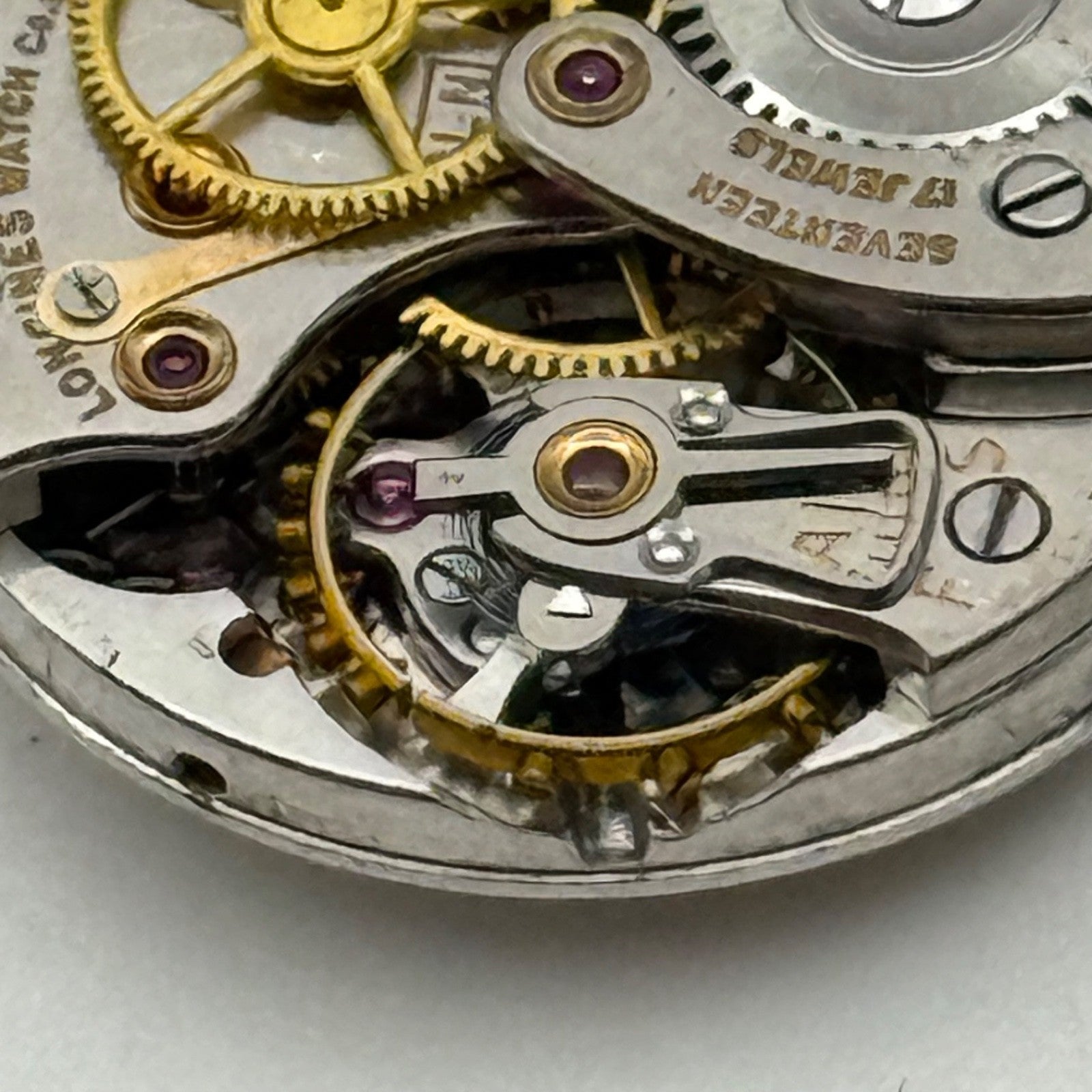 Longines 8LN Centre Seconds Manual Wind Watch Movement RARE Vintage PARTS 19.5mm