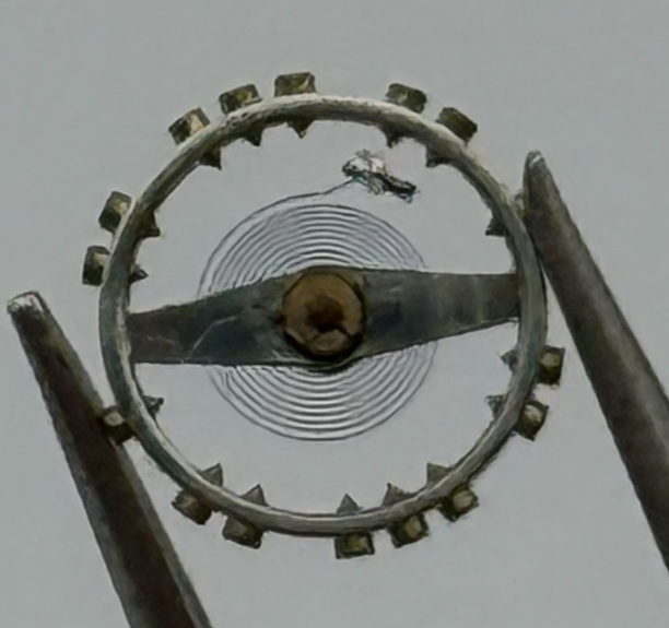 AS 976 1012 Balance Wheel Complete And Spring  29 M Watch Movement Parts NOS