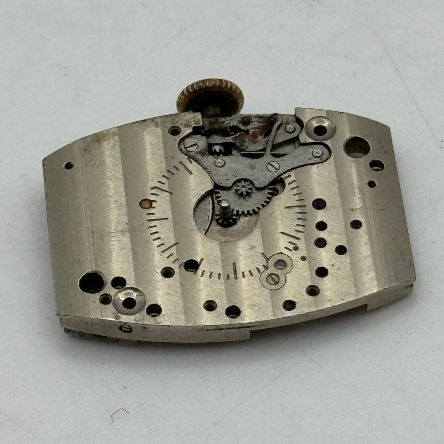 20mm Men's Marc Favre Cal 485 Manual Wind Swiss Tank Watch Movement PARTS SPARES