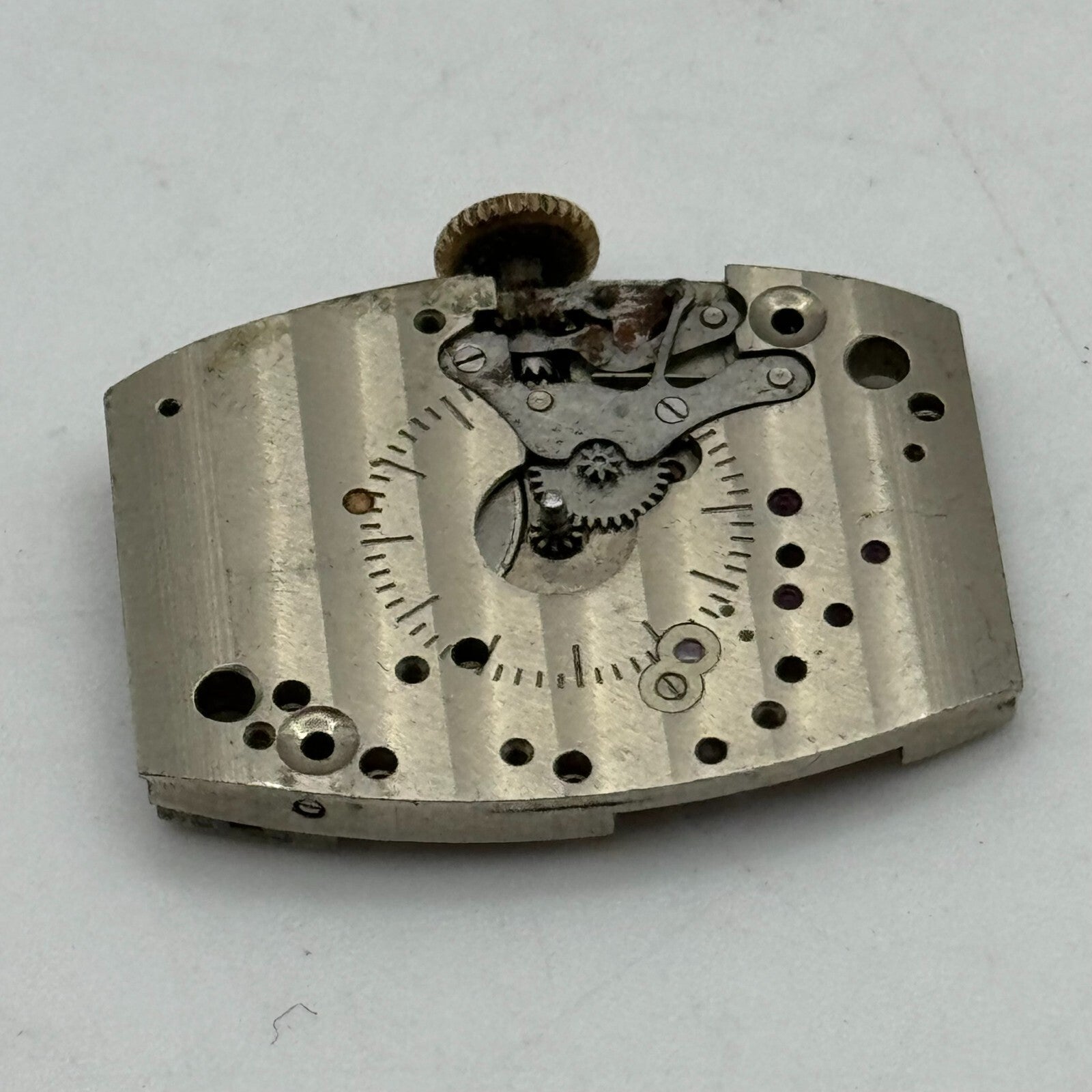 20mm Men's Marc Favre Cal 485 Manual Wind Swiss Tank Watch Movement PARTS SPARES