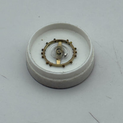 FHF 175 Balance Complete 10 1/2''' Renata Watch Movement Parts Vintage Damaged