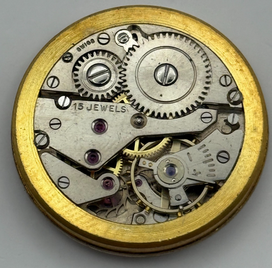 AS 1002 984 Watch Movement Mappin Manual Wind Vintage Swiss Parts Repair 28.6mm