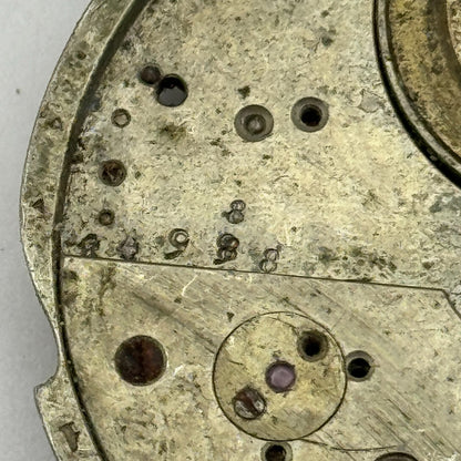 40mm Unidentified Antique Pocket Watch Movement PARTS REPAIR SPARES