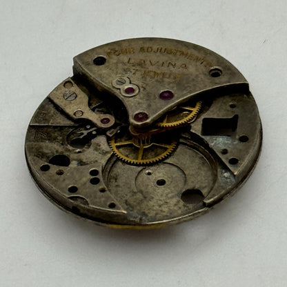 23.6mm Lavina Cal 150 Partial Manual Wind Watch Movement Swiss Vintage PARTS