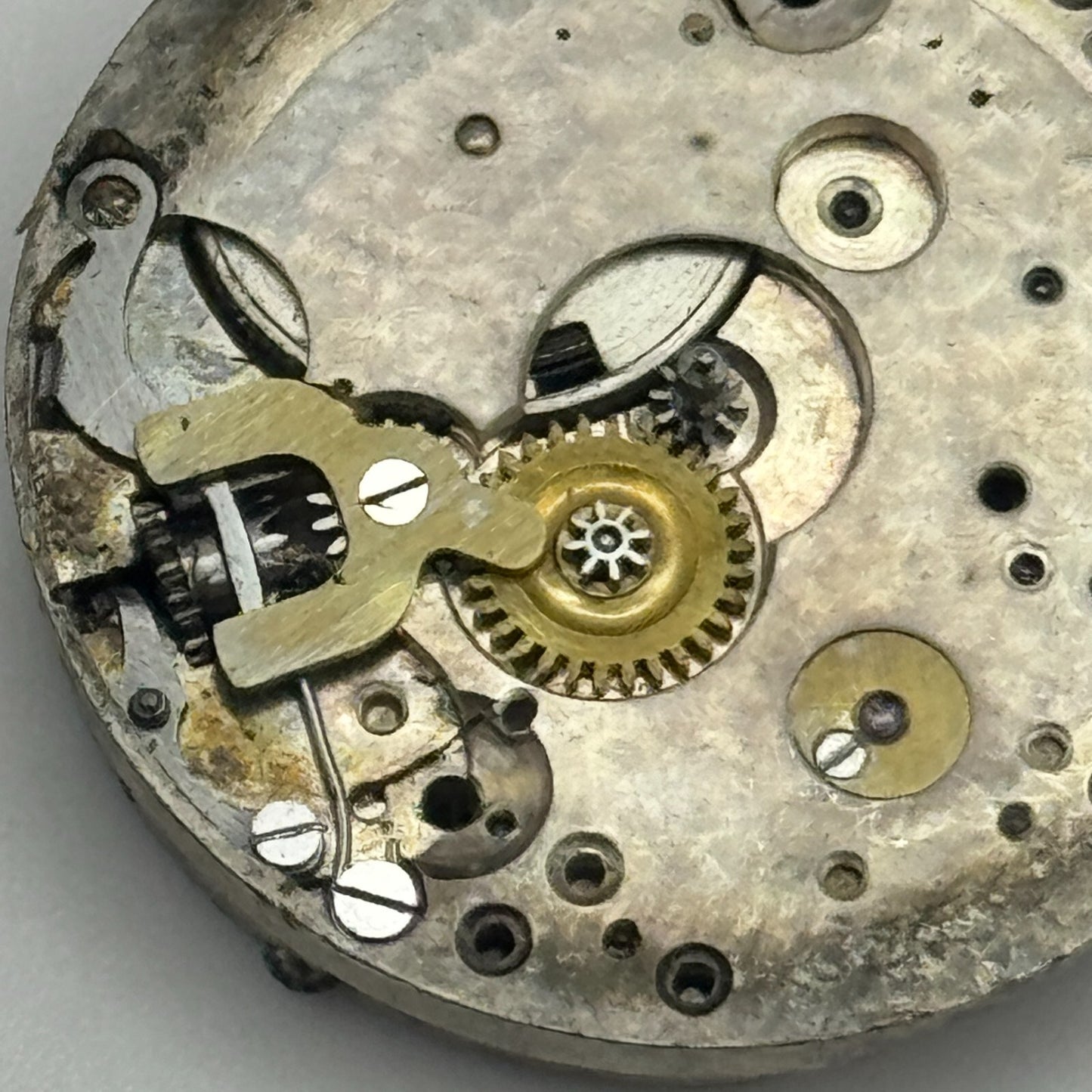 24.8mm Swiss Roman Numerals Trench Watch Movement Dial Manual Wind PARTS SPARES