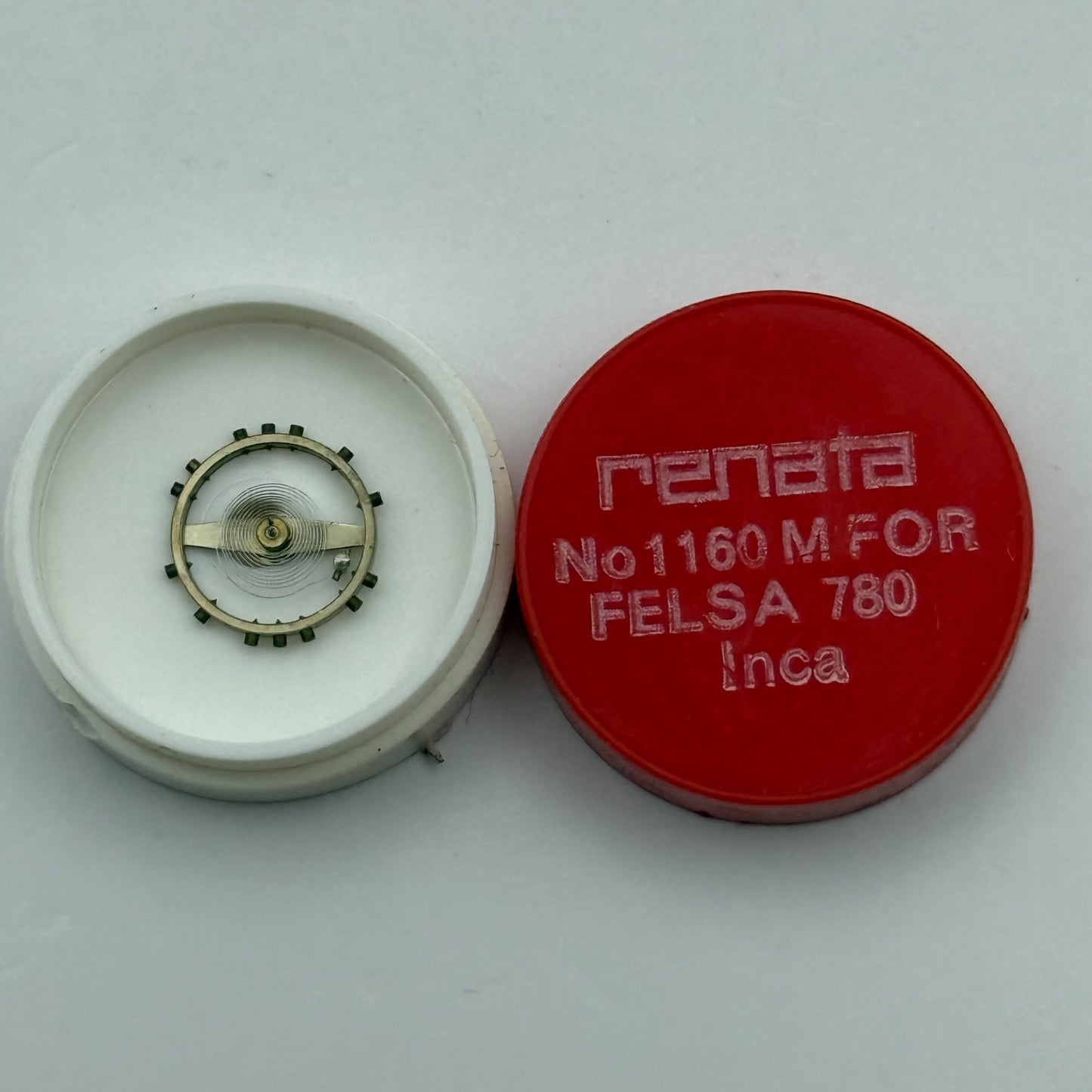 Felsa 780 Balance Wheel Complete And Spring Inca 1160 M Watch Movement Parts NOS