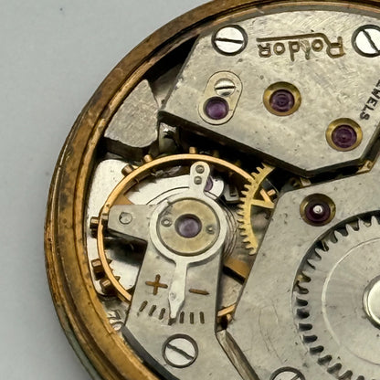 FHF 70 Watch Movement Roldor Manual Wind Vintage Swiss 17 Jewels Parts 27.1mm