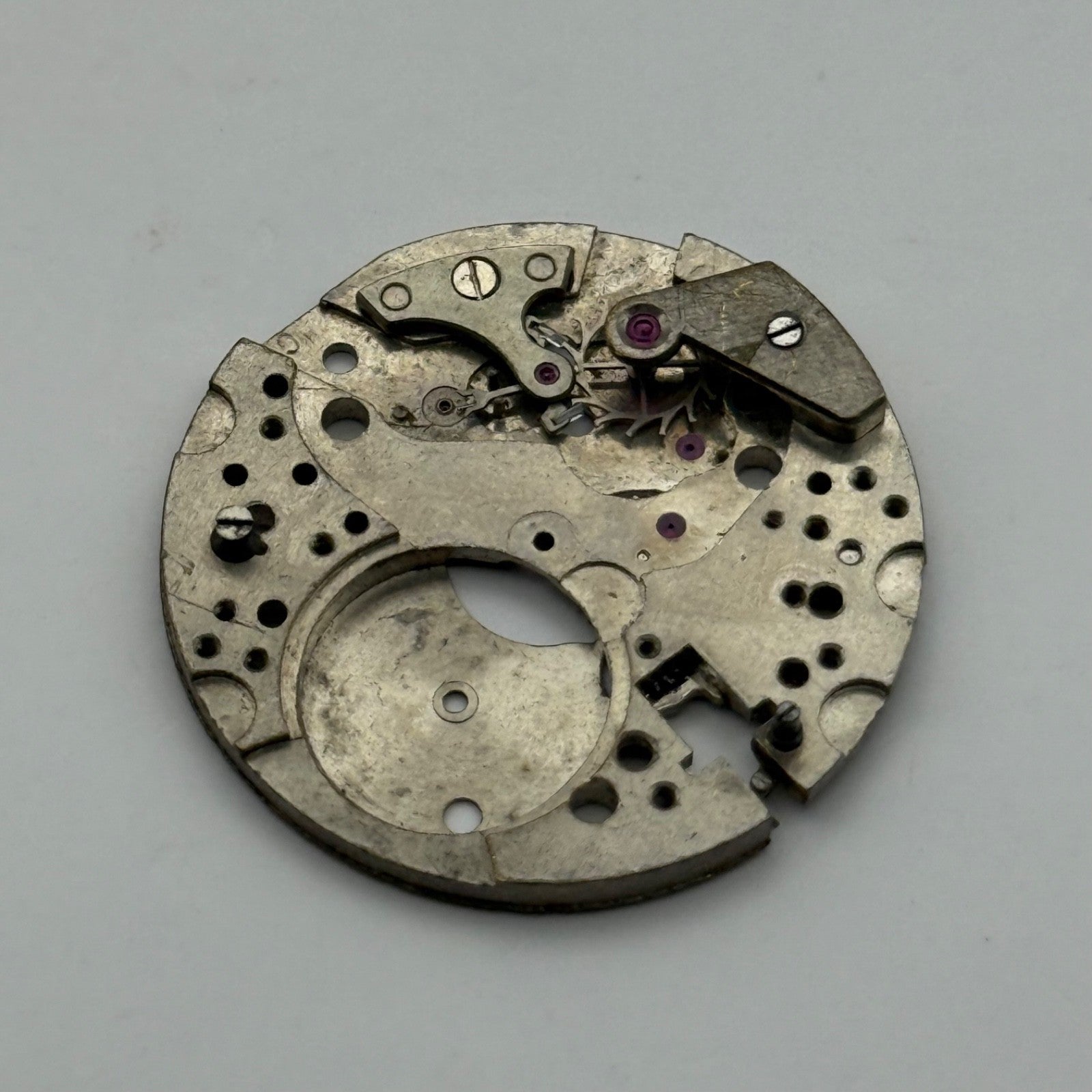 AS 1002 Watch Movement Manual Wind Vintage Swiss Incomplete Parts Repair 25.9mm