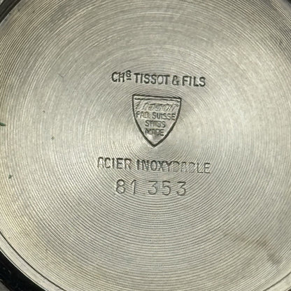 38mm Men’s Tissot Fab Suisse Stainless Steel 81 353 Watch Case + Crown Spares