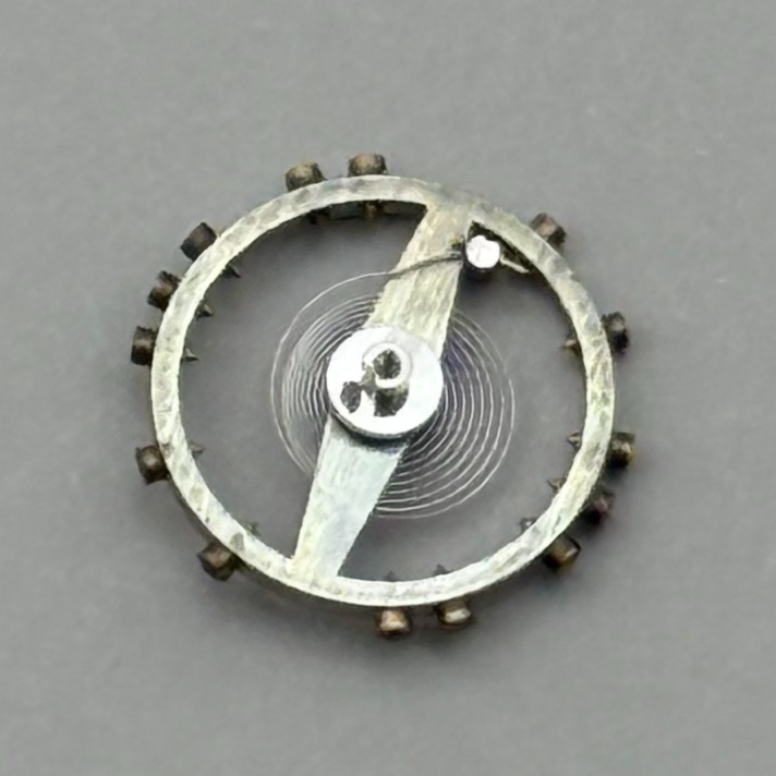 ETA 2410 Balance Wheel Complete And Spring 6¾’’’ 1059 M Watch Movement Parts NOS