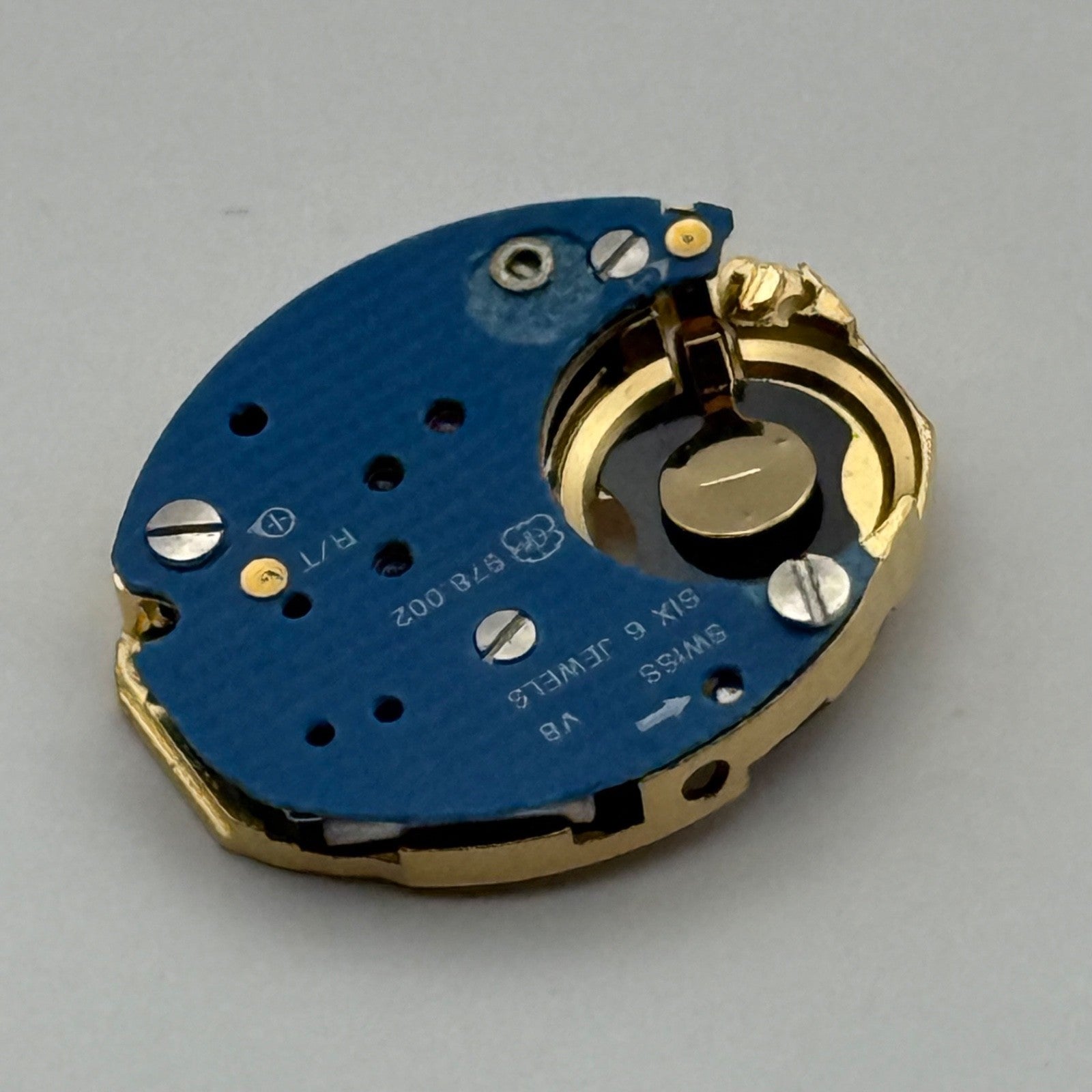 ETA 978.002 Quartz Watch Movement Incomplete Swiss Ladies Vintage Parts Repair